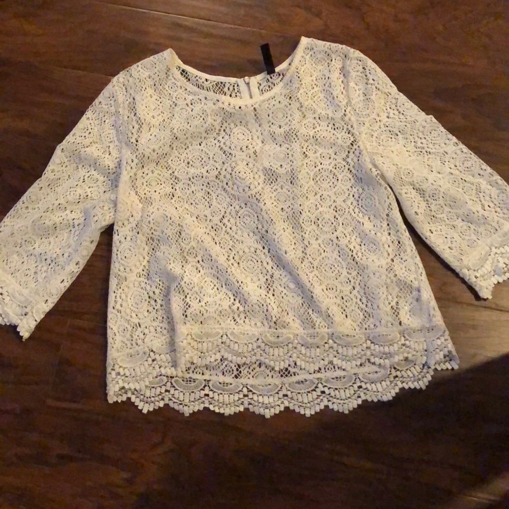 White Lace Top